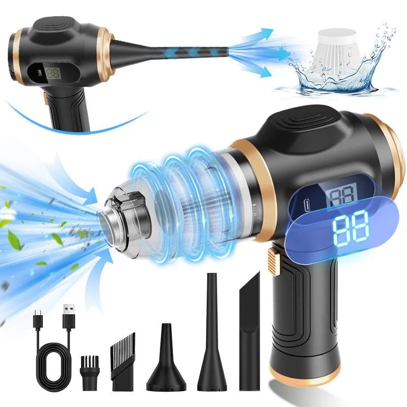 19,000Pa Wireless Handheld Vacuum & Turbo Blower