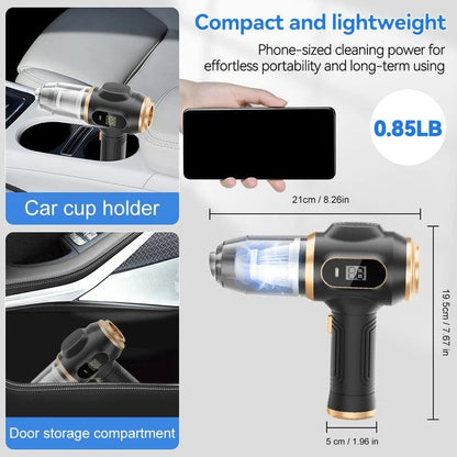19,000Pa Wireless Handheld Vacuum & Turbo Blower
