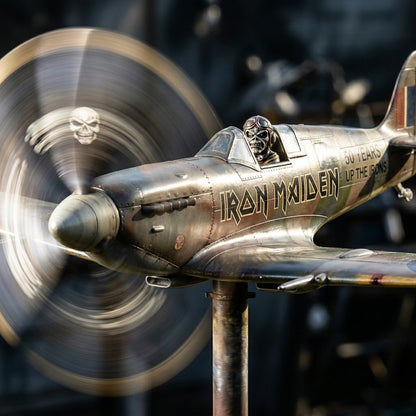 Remembrance-Themed Metal Garden Wind Twirler