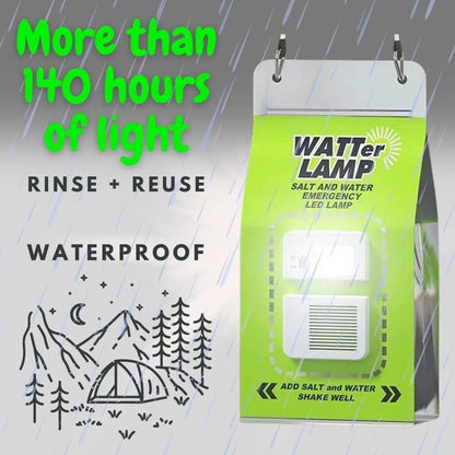 LED Camp Lantern – Saltwater‐Powered Emergency Light