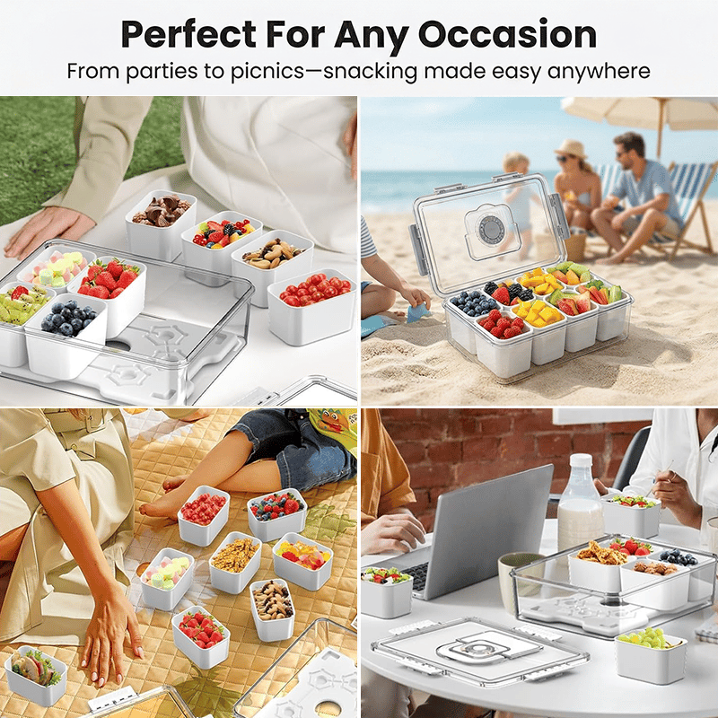 Large Capacity Portable Chilled Snack Storage Box
