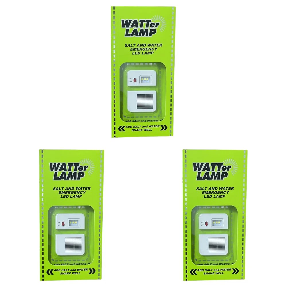 LED Camp Lantern – Saltwater‐Powered Emergency Light