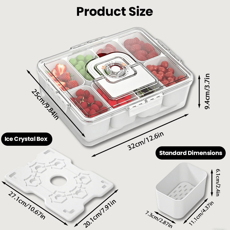 Large Capacity Portable Chilled Snack Storage Box