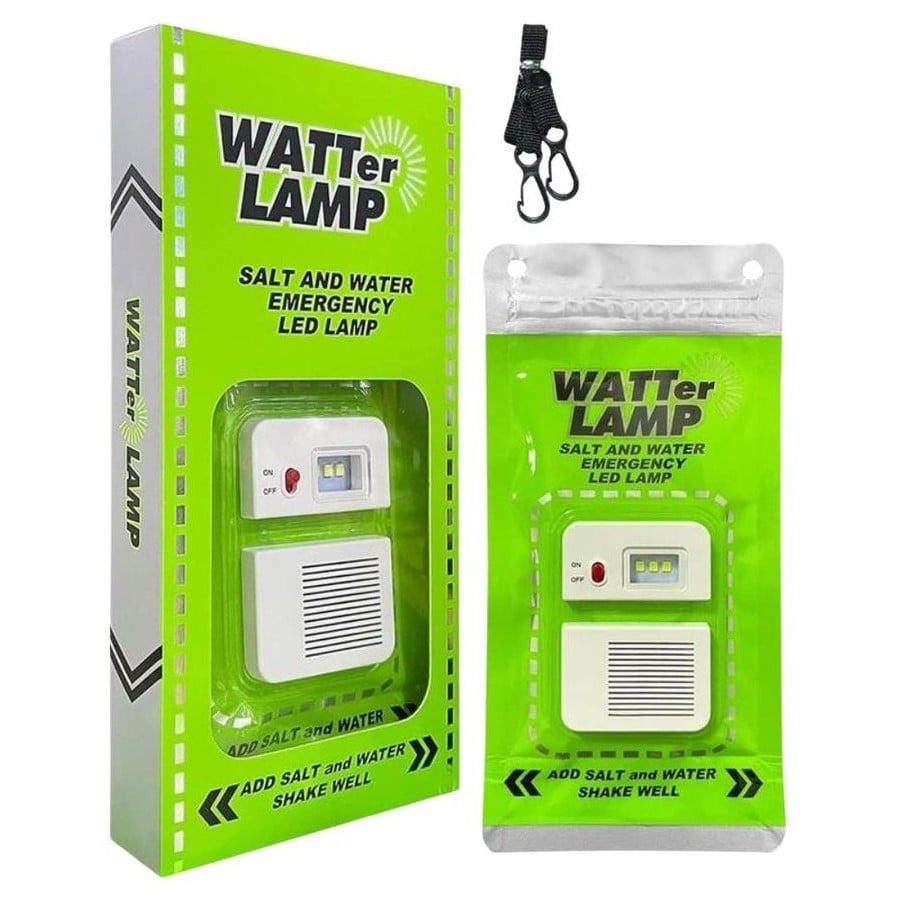 LED Camp Lantern – Saltwater‐Powered Emergency Light
