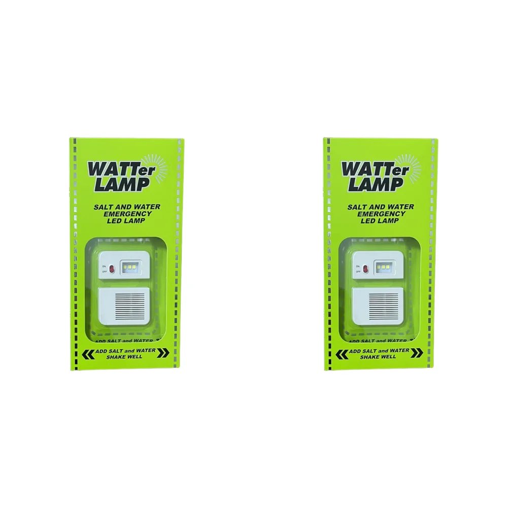 LED Camp Lantern – Saltwater‐Powered Emergency Light