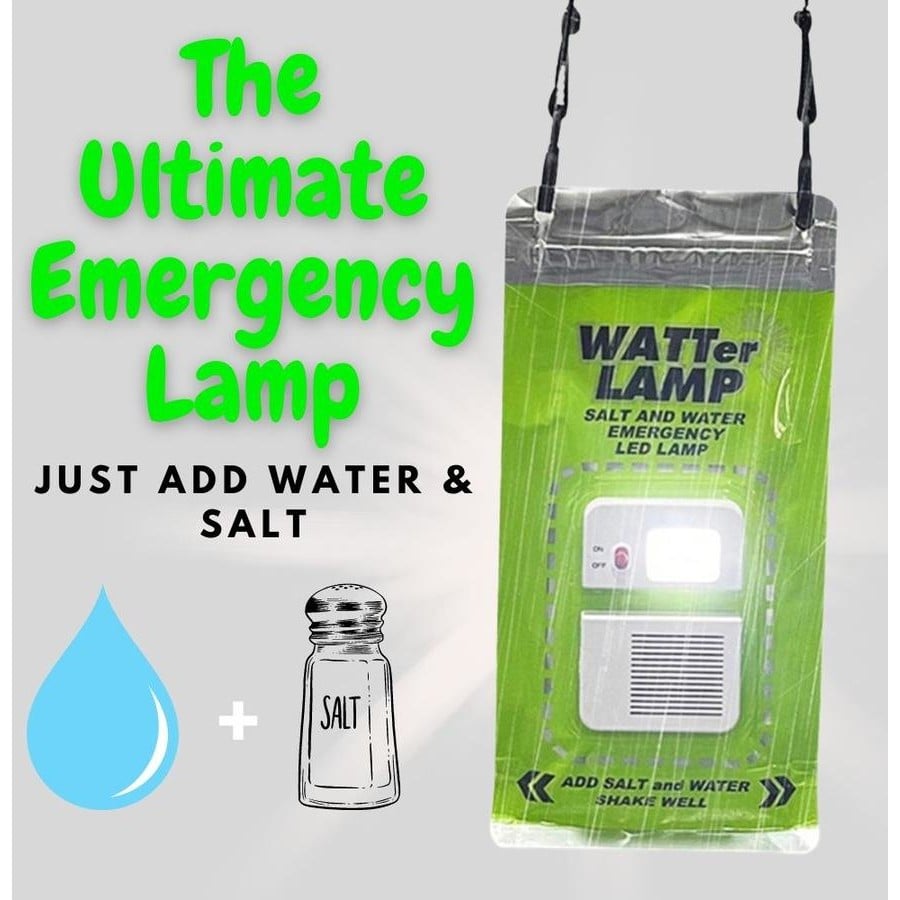 LED Camp Lantern – Saltwater‐Powered Emergency Light