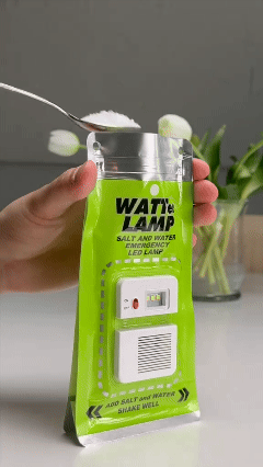 LED Camp Lantern – Saltwater‐Powered Emergency Light