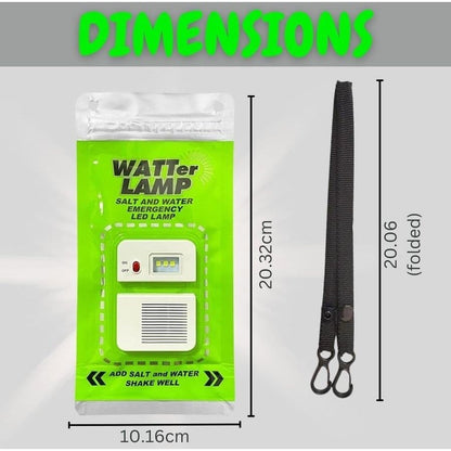 LED Camp Lantern – Saltwater‐Powered Emergency Light