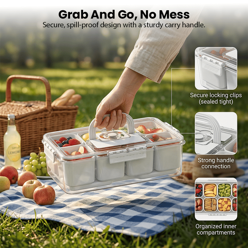 Large Capacity Portable Chilled Snack Storage Box