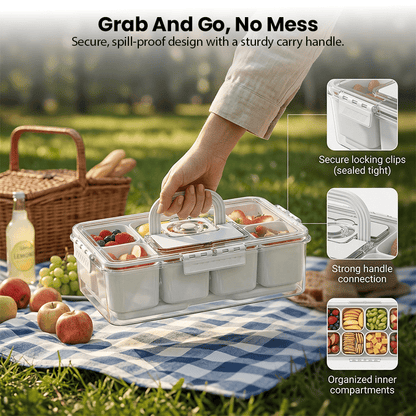 Large Capacity Portable Chilled Snack Storage Box