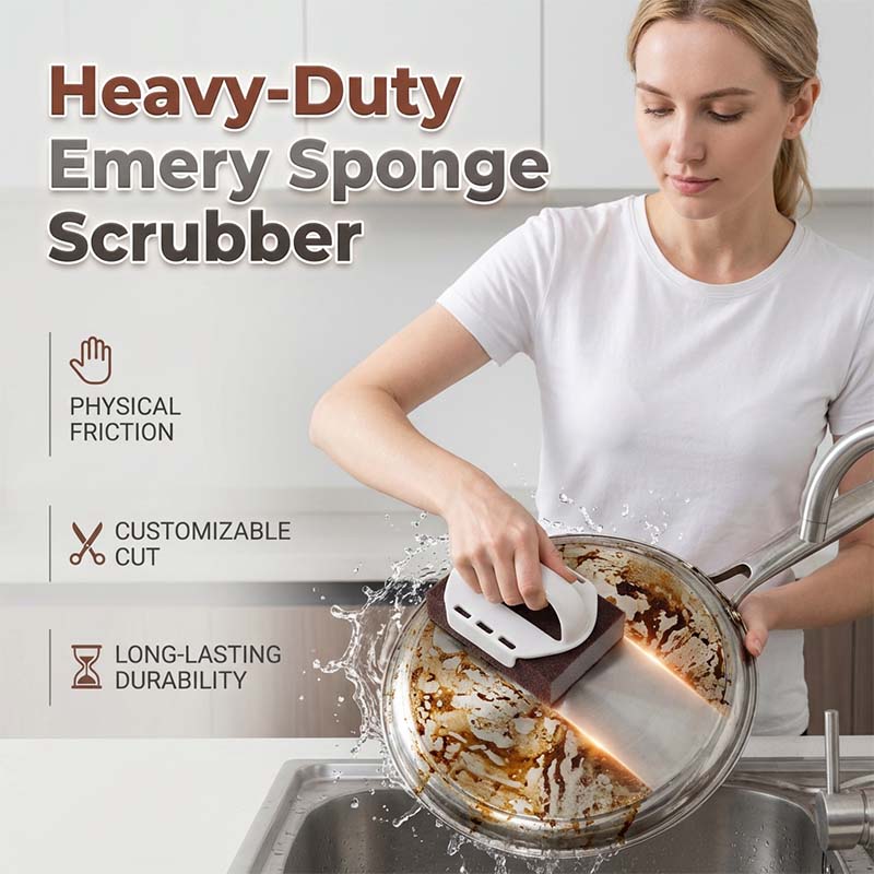 🧽 Emery Sponge Scrubber – Heavy-Duty Cleaning Made Effortless! 💪✨