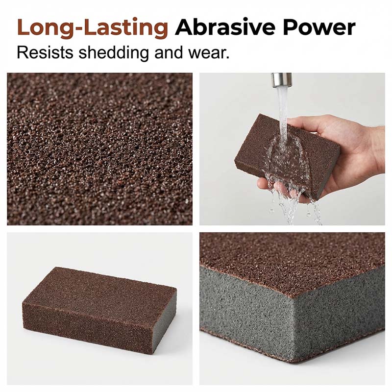 🧽 Emery Sponge Scrubber – Heavy-Duty Cleaning Made Effortless! 💪✨